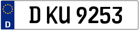 Truck License Plate